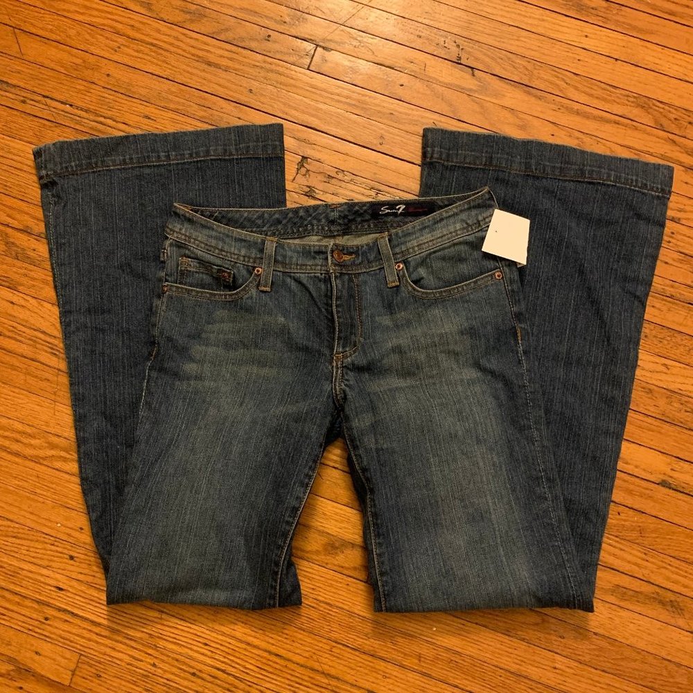 seven7 premium jeans retro flare 30x32